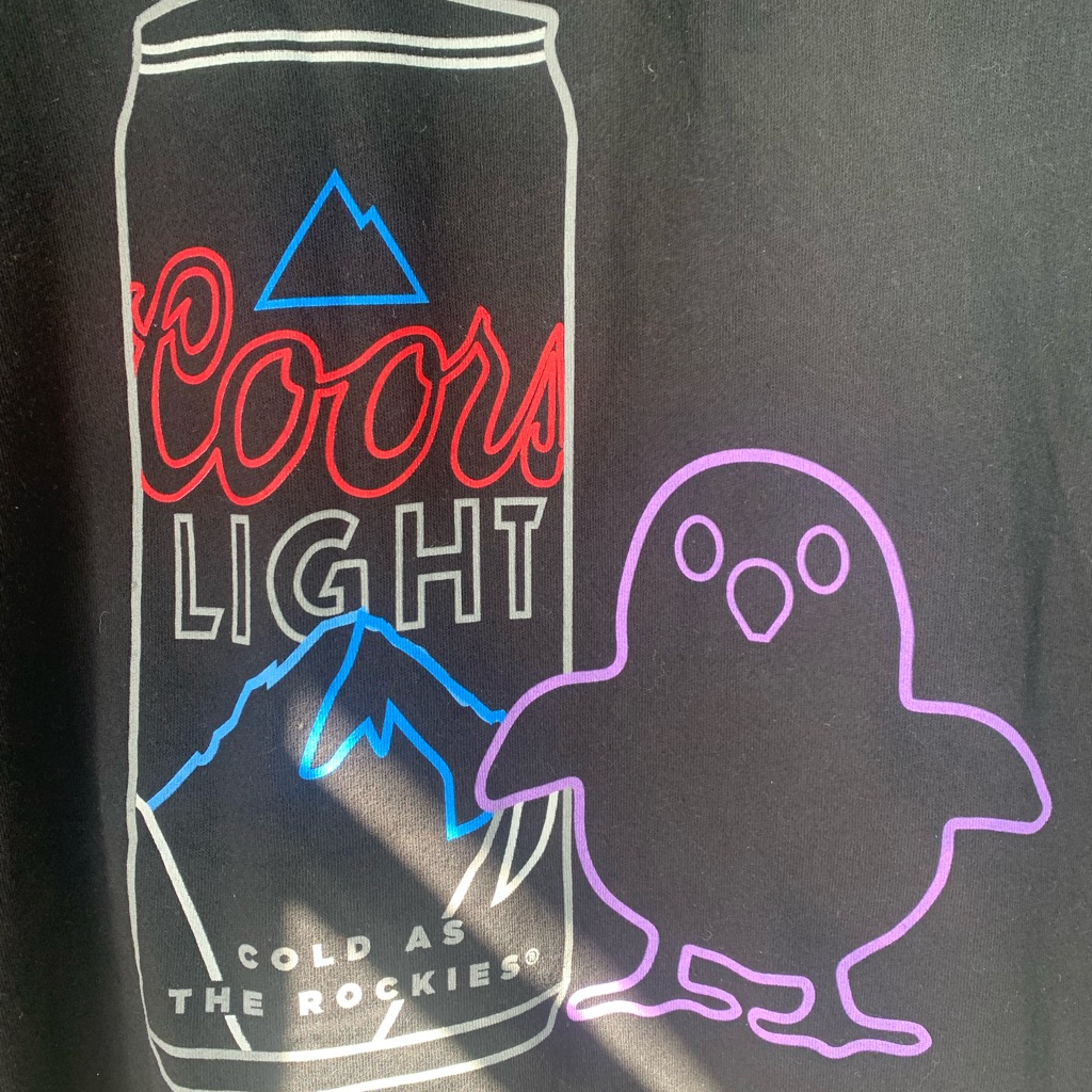 Coors Light Graphic Sweatshirt (2xl) With Hoodie And Kangaroo Pocket